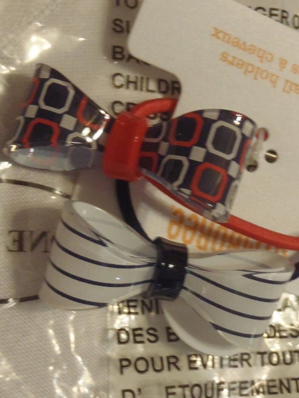 Gymboree Ciao Puppy set 2 ponytail holders NWT